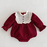 MQTIME  -  New Winter Toddler Baby Girl Thicken Warm Romper Long Sleeved Hooded Print Baby Jumpsuit Children Thicken Warm Clothes