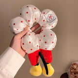 MQTIME  -  Cartoon Lower Body Of Animal Large Flower Scrunchie For Women Girls Sweet Hair Band Headband Hair Tie Cute Hair Accessories