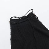 MQTIME  -  Backless Cropped Halter Vest Hip Package Short Skirts Beach Y2K Sexy 2 Pieces Outfits Vacation Beading Mini Skirt Sets For Women