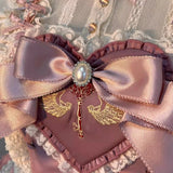 MQTIME  -  Pink Bra Shirt Skirt Lolita Cute Sweet Girl Lace Princess Dress Young Girls Birthday Lolita Tutu Dress Flower Party Dress