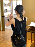 MQTIME  - American Style Fake Two-Piece Tank Top For Women Xia Chun's Slim Fit Design With A Double Layered Suspender Top