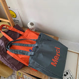 MQTIME  -  Large Capaci Canvas oulder Bag Women's Tote Handbag Eco-friendly op Bag Artistic Sle Casual Soft Bapa