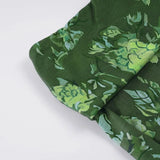 MQTIME  -  Mori Girl Style Low Waist Flower Print Irregular Vintage Folds High Strecth Skirts