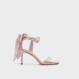 MQTIME  -  Bow Tie Strap High Heel Sandals Women Summer New Elegant Satin Shoes for Dress