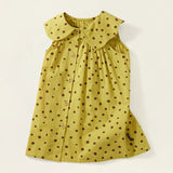 MQTIME  -  Summer Girls Boutique Clothes Korean Cute Doll Collar Dot Sleeveless Princess Toddler Dress Baby Dresses Kids Clothing BC2146