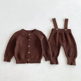 MQTIME  -  New Autumn Winter 0-3Yrs Toddler Baby Girl Boys Clothes Infant Baby Girls Boys Long Sleeved Solid Color Cardigan Jumpsuit