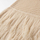 MQTIME  -  Autumn Knitted Dress Round Neck Sleeveless Slim Fit Elegant Dress A-line Sexy Party Sweater Dress Mujer Vestidos