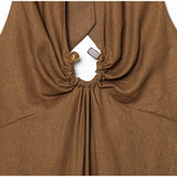 MQTIME  -  Sexy Hollow Out Women's Dressess Sexy Slim Halter Sleeveless Hip Package Long Robes Female 2025 Summer New Lady Beach Club Dress