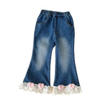 MQTIME  -  Kids Jeans Autumn Spring Girls Denim Pants Fall Princess Kids Baby Trousers 2 3 4 5 6 7Yrs