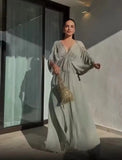 MQTIME  -  Summer Hot-Selling Pleated V-Neck Design-Sense Dress