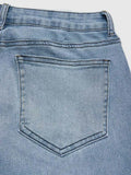 MQTIME  -  Women High Waist Wide Leg Pants Hole Straight Pants Long Jeans Casual Trendy Trousers Autumn Winter New Denim Trousers