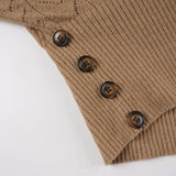 MQTIME  -  Retro Autumn Solid Knitted Hollow Sweater Women Turtleneck Full Batwing Sleeve Loose Casual Versatile Street Pullovers