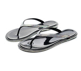 MQTIME  -  Summer Jelly Slippers Women Butterfly PVC Sweet Beach Pull On Flat Solid Ladies Versatile Fashion Anti slip Slippers