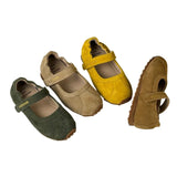 MQTIME  -  Spring Children Girls New Round Toe Elastic Shallow Mary Jane Shoes Kids Toddler Princess Outdoor Ballet Flats Shoes