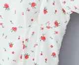 MQTIME  -  Summer New French Sweet Style Strappy Cinched Waist Slimming Tiered Bubble Sleeve Dress