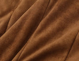 MQTIME  -  Women Fall Vintage Buttons Jacket Street Style Faux Suede Slim Jacket New Autumn Trendy Elegant Chic Dinner Jacket