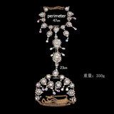 MQTIME  -  New Maternity Photography Sexy Chain Body Shoulder Necklace Rhinestone Props for Pregnant Women Photographer Accessories