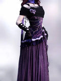 MQTIME  -  Mysterious Nocturne Velvet Elegant Mermaid Dress Elegant Gown Strap Dress Lolita Purple Evening Party Long Dresses