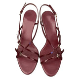 MQTIME  -  Spring/Summer New Retro High Heel Strap One Button Open Toed Sandals for Women
