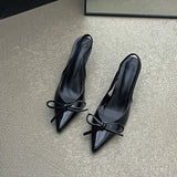 MQTIME  -  Summer High Heel Women Sandals Shoes Fashion Shallow Butterfly-knot Shoes Elegant Wedding Party Shoes