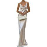 MQTIME  -  Pre-Spring Women's Fashion New Sexy Women's V-Neck Slip Dress