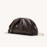 MQTIME  -  New Niche High-End Textured Gold Woven Bag Large Capacity Women's Commuter Shoulder Crossbody Bag