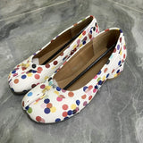 MQTIME  -  Spring Autumn Vintage Split Toe Tabi Women Ballet Flats Fashion Soft Walking Loafers Casual Gilrs Lazy Chic Shoes