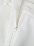 MQTIME  -  Autum Women's European And American Style Flip-up Short Vest Casual Pants Street Style Fashionable Elegant Suit