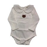 MQTIME  -  Summer Baby Set Long-sleeved Romper Top Shorts Pure Handmade Embroidered Cartoon Animals High-quality Fabric Physical Texture