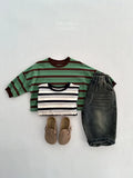  MQTIME  -  Autumn New Children Denim Trousers Fashion Girls Casual Pants Boys Vintage Versatile Jeans Kids Harem Pants Baby Clothes