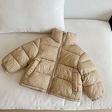  MQTIME  -  Kids Fashion Coats 2-10Y Boys Girls Winter Stand-collar Jackets Toddler Casual Outerwear Children Autumn Fashion Warm Clothes