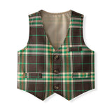MQTIME  -  4Piece Spring Baby Boy Luxury Clothes Korean Outfit Set Fashion Gentleman Vest+Shirt+Pants+Tie Children Boutique Clothing BC1568