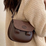 MQTIME  -  Autumn High Quality Maillard Brown PU Suede Crossbody Bags Shoulder Bag Phone Wallet Storage Bags Women's Bag Purse