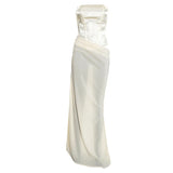  MQTIME  -  Strapless Sexy Off-shoulder Maxi Dress Women Gown High Waist Patchwork Sleeveless Backless Club Party Dress Elegant