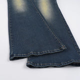  MQTIME  -  Y2k Low Rise Flared Jeans Woman Aesthetic 2000s Clothes Retro Casual  Denim Trousers All Match Bottom Streetwear Pants