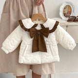 MQTIME  -  Winter Infant Baby Girls Thicken Warm Jacket Coat Newborn Baby Girls Plush Cardigan Coat Children Thicken Warm Clothes