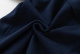 MQTIME  -  Toddler Boys Sweater New Winter Turn Down Collar Solid Color Thicken Warm Kids Boys Polo Knitwear Versatile Little Boy Pullovers