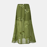  MQTIME  -  Cross-border autumn new products AliExpress, hot-selling temperament slim-fitting embroidery European skirt women cw19859