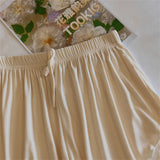 MQTIME  -   New Homewear Two-Piece Short-Sleeved Top Shorts Suit Pajamas Set Summer Comfortable Sleepwear Women Loungewear Pijama