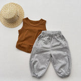  MQTIME  -  Autumn New Children Casual Pants Cotton Girls Sweat Pants Solid Boys Loose Trousers Kids Harem Pants Baby Clothes