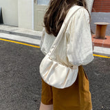 MQTIME  -  Elegant Pleated Shoulder Bag for Women Soft Pu Leather Casual Hobos Bag Advanced All-match Fashion Designer Ladies Handbag