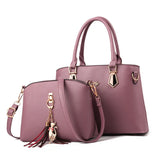 MQTIME  -  2pc/set Women Fashion Casual Totes Luxury Handbags Designer Shoulder Bags for Women Crossbody Composite Bag Bolsos