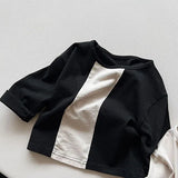 MQTIME  -  Kids Cardigan Coat Cotton Long Sleeve Solid Color Shirt Korean Japan Style Spring Autumn Baby Girls Boys Casual Loose Shirt