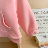 MQTIME  -   Kids Fleece Warm Sets Winter Plus Velvet Outfits Autumn Long Sleeved Pullover Tops+Pants 2Pcs Children Casual Clothing Suits