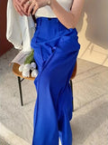 MQTIME  -  Solid Loose Wide Pants Woman New High Waist Fashion Straight Women's Pants Spring and Autumn Office Suit Trousers Womens
