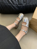 MQTIME  -  Baotou Sandals Female Buckle Strap Summer Outside Hollow Weaving Retro French Handmade Vocation Beach Roman Shoe Zapatos Mujer