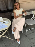 MQTIME  -  Casual Pink Oversized Bloomers Women Elastic Waist Hip Hop Wide Leg Pants Street Balloon Lace Up Jogger 2025 Summer New Casual