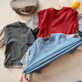 MQTIME  -  Spring New Children Long Sleeve T Shirts Fashion Girls False Two Piece T Shirts Kids Casual Tops Baby Boy Cotton Tees