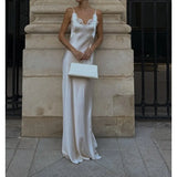 MQTIME  -  Pre-Spring Women's Fashion New Sexy Women's V-Neck Slip Dress
