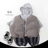  MQTIME  -  New Children Warm Fleece Pants Boys Girls Striped Casual Pants Baby Plus Velvet Thick Trousers Kids Harem Pants